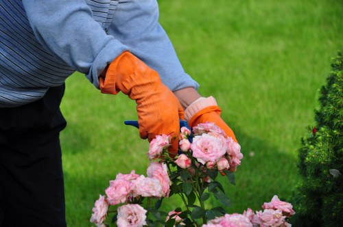 Vinyl garden fencing for low maintenance